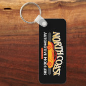 Porte-clés Rectangle métallique Porte - clé NCAM (Recto)