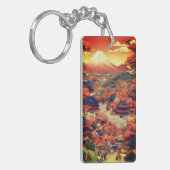 Porte-clés rectangle porte - clé acrylique annuel (Devant gauche)