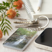 Porte-clés rectangulaire de nature (Devant droit)