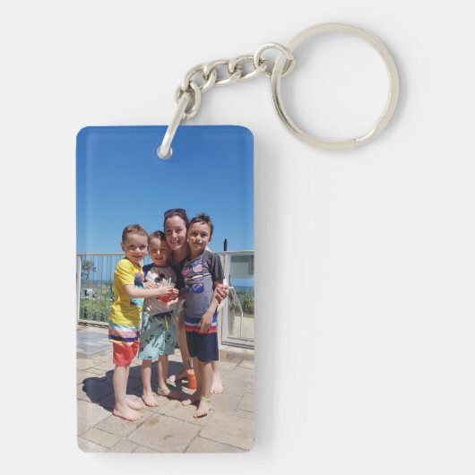 Porte-clés Rectangulaire rectangulaire de porte - (Dos)