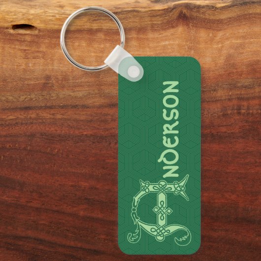 Porte-clés Rectangular Celtic Knot (Recto)