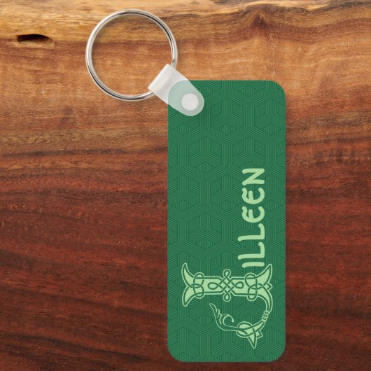 Porte-clés Rectangular Celtic Knot (Recto)