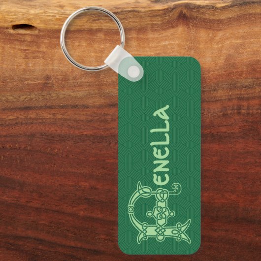 Porte-clés Rectangular Celtic Knot (Recto)