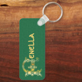 Porte-clés Rectangular Celtic Knot (Verso)