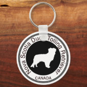 Porte-clés Récupérateur de canard de la Nouvelle-Écosse (Recto)