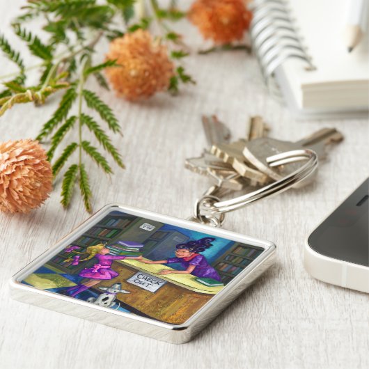 Porte-clés Récupération de la bibliothèque (Côté)