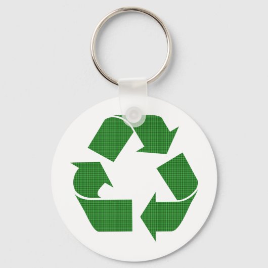Porte-clés recyclage de plaid (Recto)