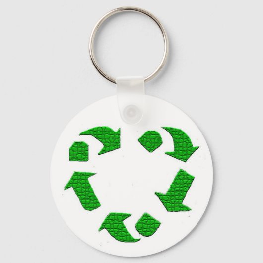 Porte-clés recyclage et amour (Recto)