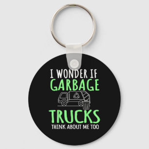 Porte-clés Recyclage Garge Truck Collector Recyclage Eart