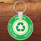 Porte-clés Recyclage vert - Porte - clé (Recto)