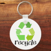 Porte-clés Recycle Symbole ! (Recto)