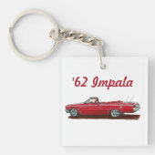 Porte-clés Red 62 Impala (Devant)