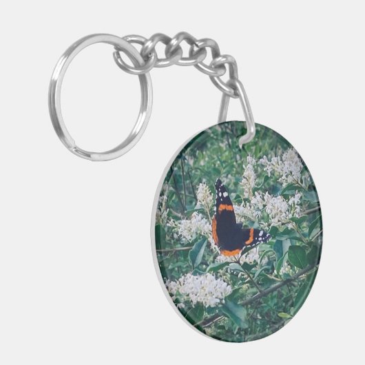 Porte-clés Red Admiral Butterfly (Devant gauche)