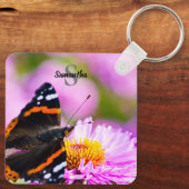 Porte-clés Red Admiral Butterly Keyring (Verso)