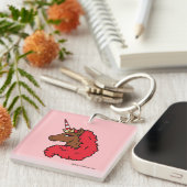 Porte-clés Red Afro Unicorn (Devant Droit)