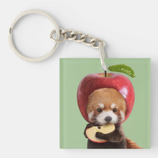 Porte-clés Red Apple Panda