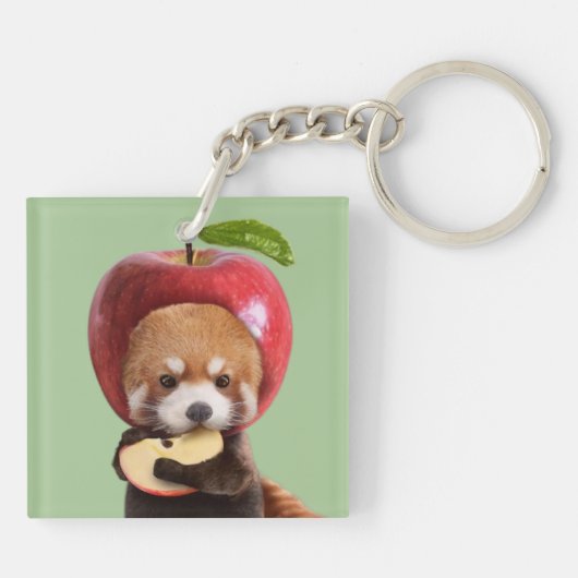 Porte-clés Red Apple Panda (Dos)