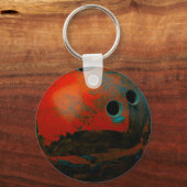 Porte-clés Red Bowling Ball Personnaliser It (Recto)