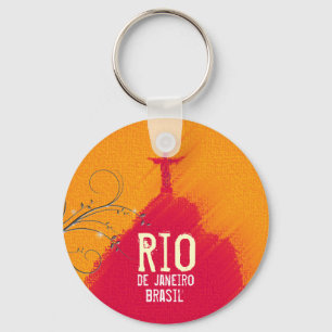 Porte-clés Red Corcovado Rio-Brasil