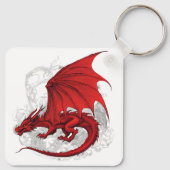 Porte-clés Red Dragon Abstrait (Dos)
