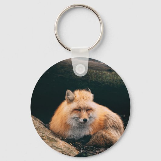 Porte-clés Red Fox dormant (Recto)