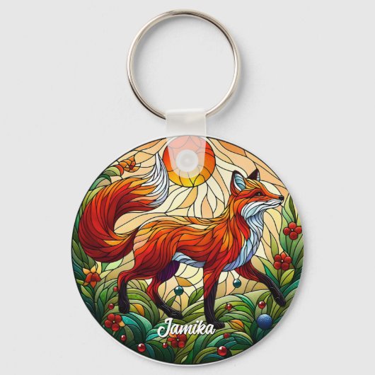 Porte-clés Red Fox et Sun (Verso)