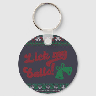 Porte-clés Red Green Lick My Balls Ugly Christmas