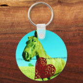 Porte-clés Red Heart and Horse (Recto)