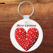 Porte-clés Red Heart Joyeux Noël (Recto)