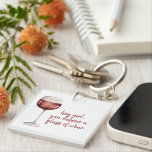 Porte-clés Red Hey Girl Vous Méritez Un Verre De Vin Citation<br><div class="desc">Red Hey Girl Vous Méritez Un Verre De Vin Citation</div>