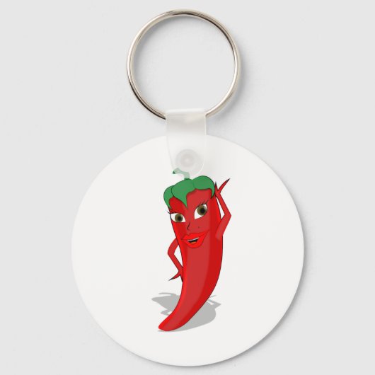 Porte-clés Red Hot Pepper Diva (Recto)
