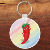 Porte-clés Red Hot Pepper Diva Pastel Rainbow (Verso)