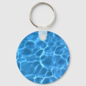 Porte-clés Red I Love Piscine Bleue (Verso)