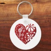 Porte-clés Red Lace Heart (Recto)