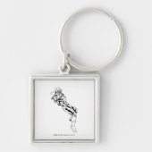 Porte-clés Red Lantern Corps - Rage Leaning 3 (Devant)