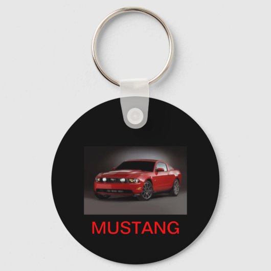 PORTE-CLÉS RED MUSTANG (Recto)
