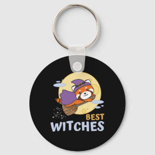 Porte-clés Red Panda Halloween sorcières pour enfants meilleu