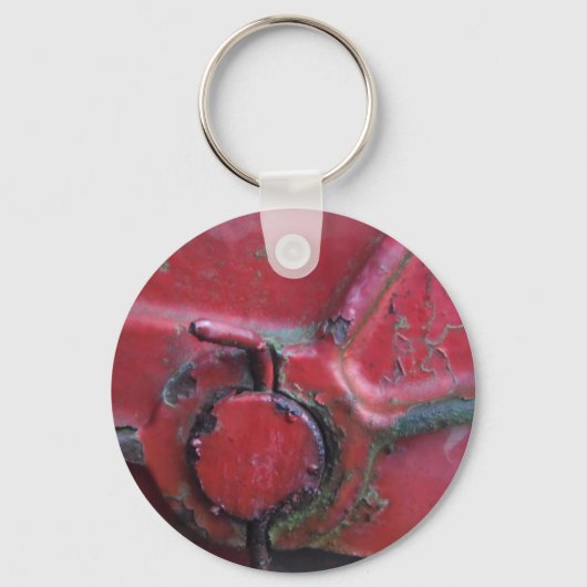 Porte-clés Red rusty truck close-up (Recto)