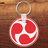 Porte-clés Red Taiko Mitsudomoe (Recto)