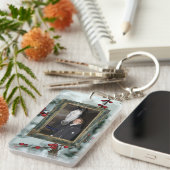 Porte-clés Red Winter Berries Noël Porte - clé de vacances (Devant droit)