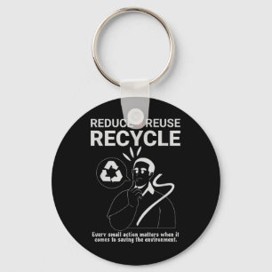 Porte-clés Réduction, réutilisation, recyclage _ Protection D