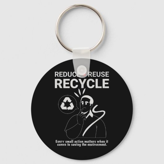Porte-clés Réduction, réutilisation, recyclage _ Protection D (Recto)