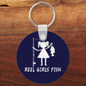 PORTE-CLÉS REEL FILLES POISSON ! (Recto)