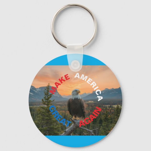 PORTE-CLÉS REFAIRE GRAND AMÉRICAIN EAGLE SCELEN (Recto)