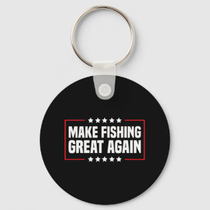 Porte-clés Refaire la pêche grande à nouveau Trump drôle pêch