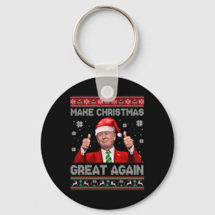Porte-clés Refaire Noël plus grand encore Xmas Drôle Trump Py