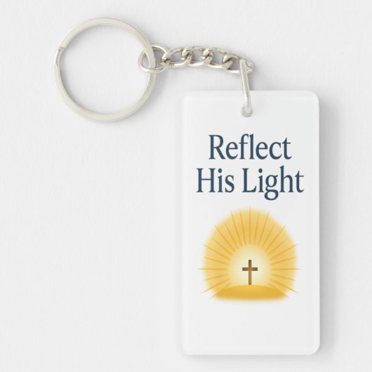 Porte-clés Reflect His Light Custom Easter 2026 Keychain (Devant)