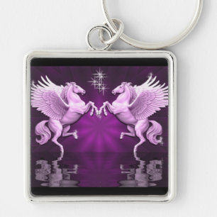 Porte-clés Reflections Pink Pegasus