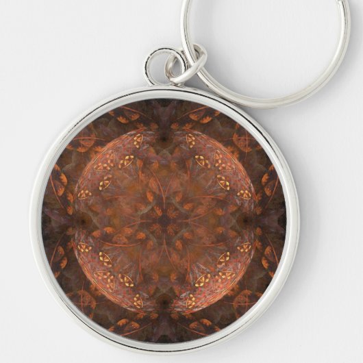 Porte-clés Reflet doré cuivré (Devant)
