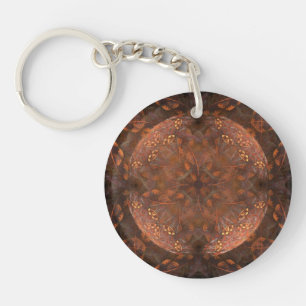 Porte-clés Reflet doré de cuivre